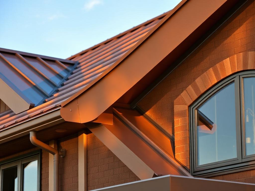 Metal roofing detail